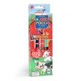 Little Farm 6 Jumbo Double Pencils
