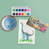 Dinosaur Watercolor Paint Set