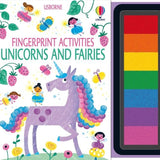 Fingerprint Activities Unicorns And Fairies : Usborne