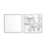 Wild Animals Square Coloring Book