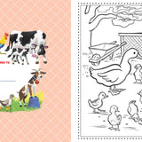 Little Farm Square Coloring Book
