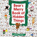 Bear's Merry Book of Hidden Things: Christmas Seek-and-Find: A Christmas Holiday Book for Kids cover image