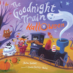 Goodnight Train Halloween Board Book: A Halloween Book for Kids (The Goodnight Train) cover image