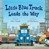 Little Blue Truck Leads the Way Padded Board Book cover image