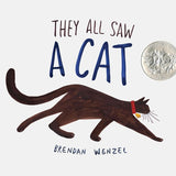 They All Saw a Cat (Brendan Wenzel) cover image