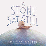 A Stone Sat Still: (Environmental and Nature Picture Book for Kids, Perspective Book for Preschool and Kindergarten, Award Winning Illustrator) (Brendan Wenzel) cover image