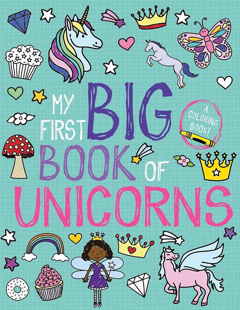 My First Big Book of Unicorns (My First Big Book of Coloring) cover image