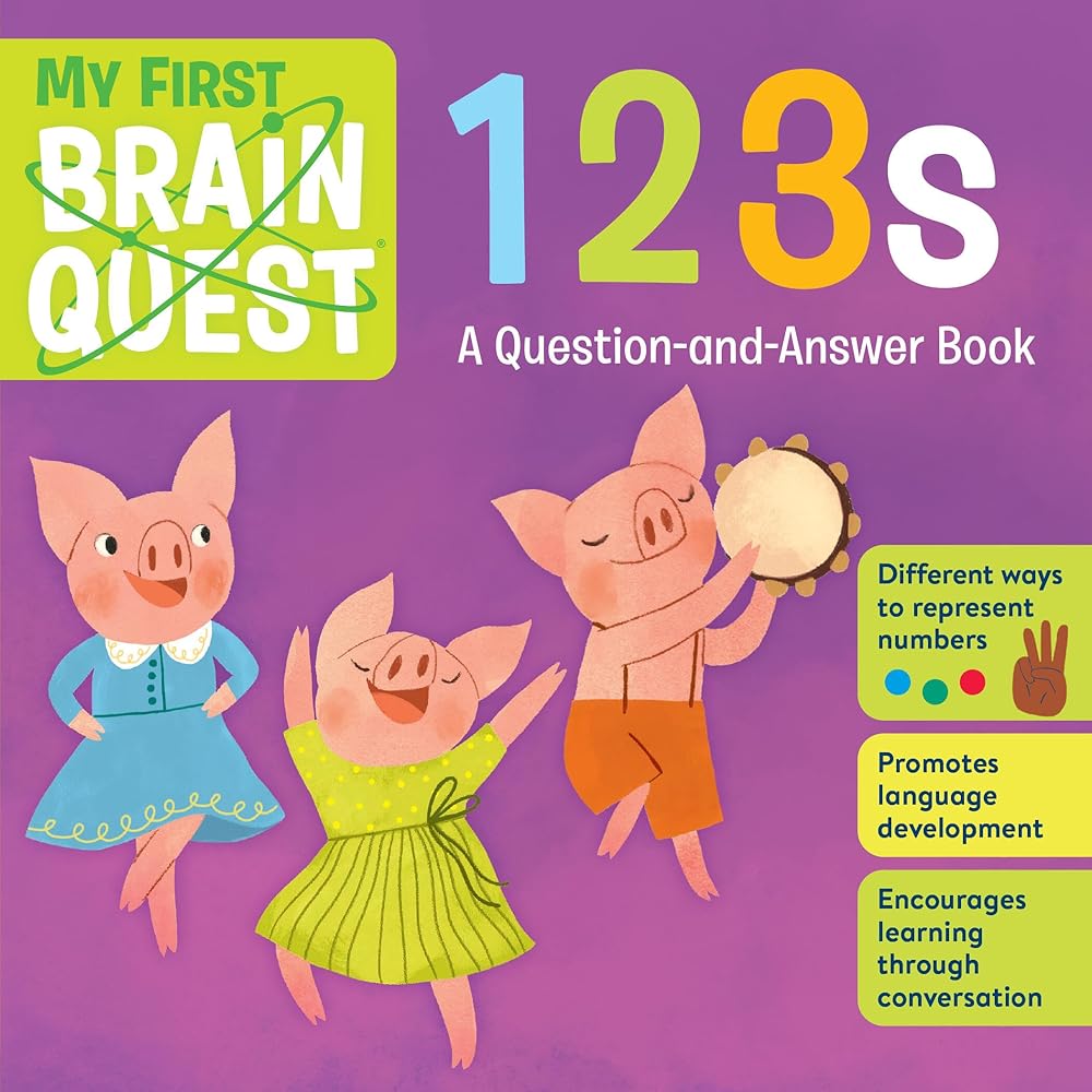 My First Brain Quest 123s: A Question-and-Answer Book (Brain Quest Board Books, 2) cover image