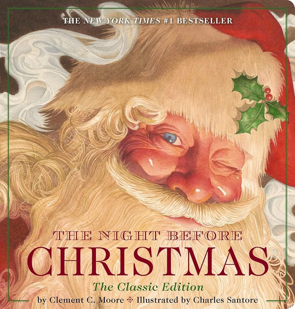 The Night Before Christmas Oversized Padded Board Book: The Classic Edition (Oversized Padded Board Books) cover image
