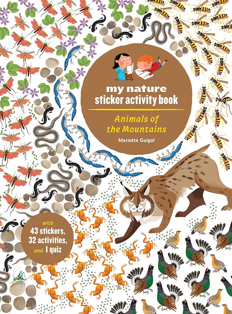 Animals of the Mountains: My Nature Sticker Activity Book cover image