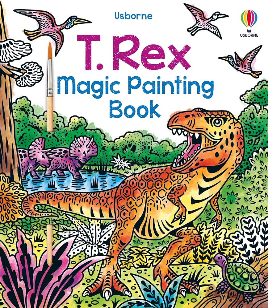 T. Rex Magic Painting Book (Magic Painting Books) cover image