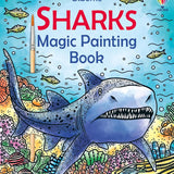 Sharks Magic Painting Book: Explore The Depths of the Ocean with Sharks in this Innovative Magic Painting Book for Kids (Magic Painting Books) cover image
