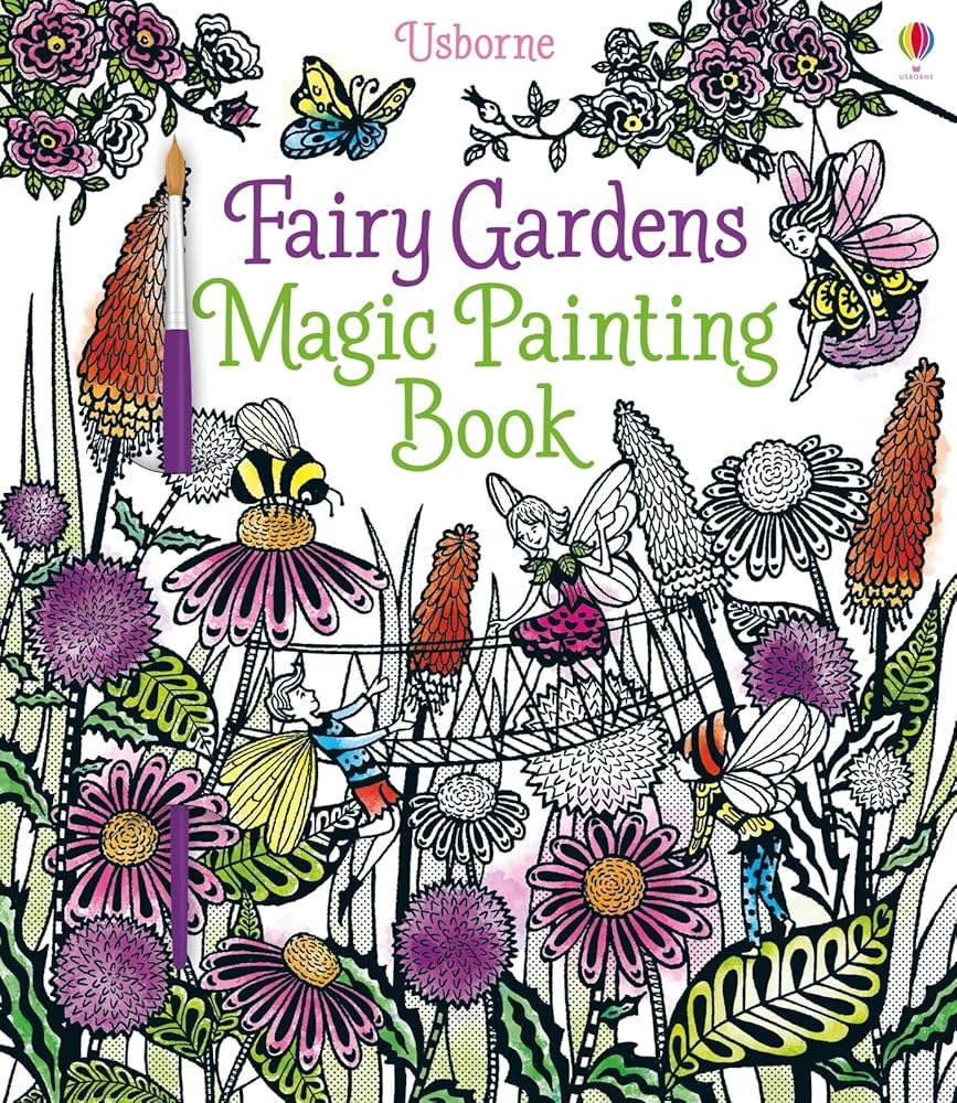 Fairy Gardens Magic Painting Book (Magic Painting Books) cover image