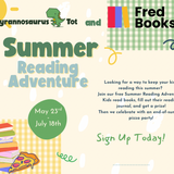 Tyrannosaurus Tot x Fred Books Summer Reading Adventure