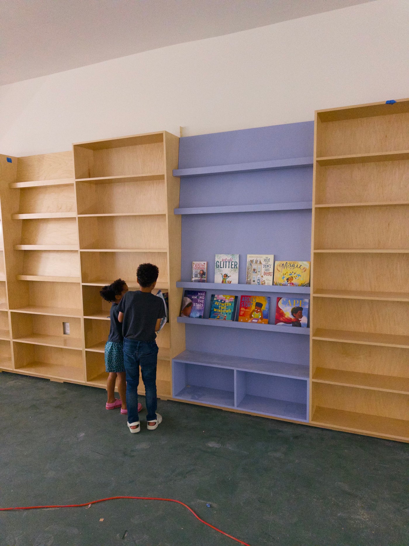 Bigger bookshelf. More room to make.
