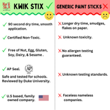 KwikStix Tempera Paint - 12 Metalix Colors