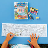 Vehicles 8 Double-Sided Biggie Pencils with Mini Mural